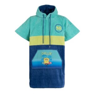 SpongeBob poncho lastele – pehme ja mugav XS