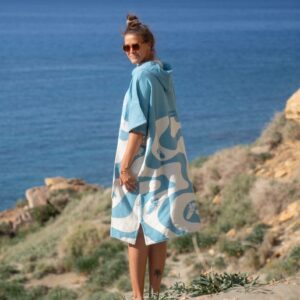 WAVE HAWAII NatureLite Travel Poncho Swirls – suurus L/XL